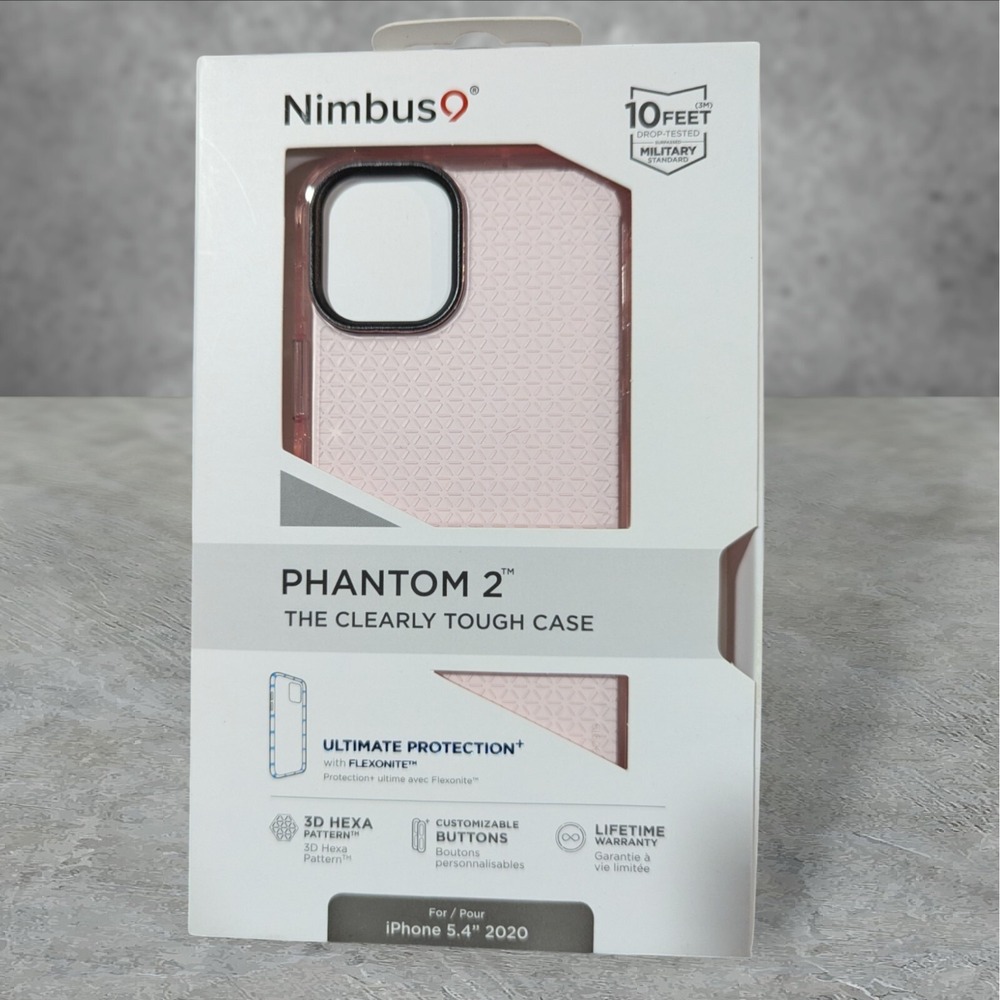 T3 Nimbus9 Phantom 2 Case Apple iPhone 5.4 2020 (12 Mini) Pink